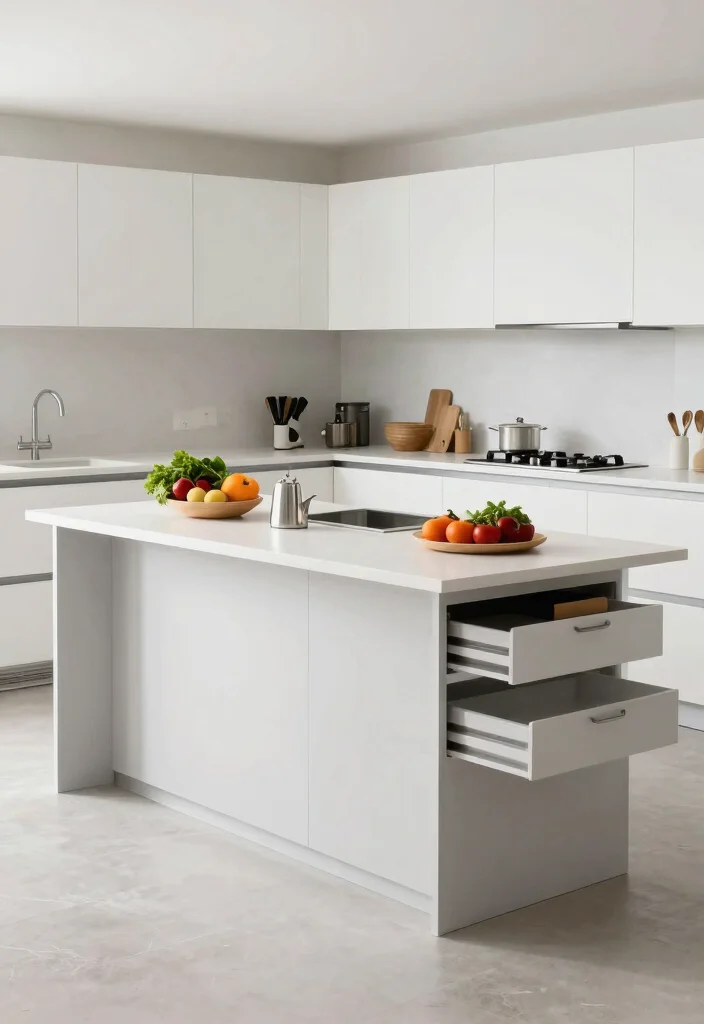 18 Kitchen Island for Small Kitchen Ideas That Maximize Layout - 15. Height-Adjustable Island 1