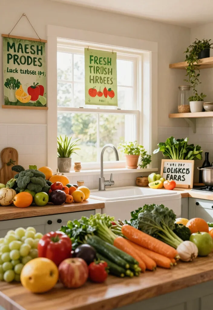 18 Kitchen Signs Decor Ideas That Add Personality - 14. Farm Fresh Produce Signs 1