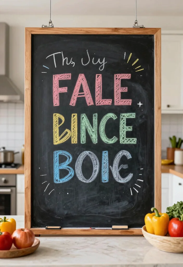 18 Kitchen Signs Decor Ideas That Add Personality - 6. Chalkboard Signs 1