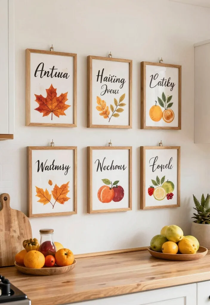 18 Kitchen Signs Decor Ideas That Add Personality - 8. Seasonal Decor Signs 1