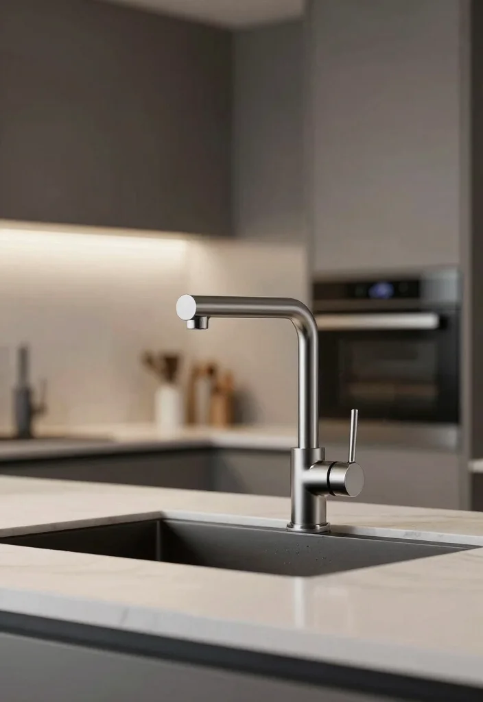 18 Modern Kitchen Faucet Ideas With Sleek Design - 11. Touch-Control Faucets 1