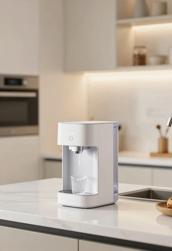 18 Modern Kitchen Faucet Ideas With Sleek Design - 15. Built-In Water Dispensers 1