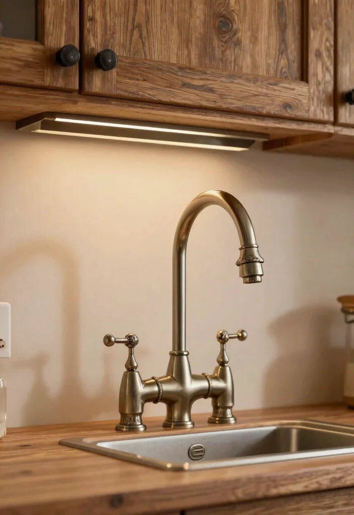 18 Modern Kitchen Faucet Ideas With Sleek Design - 5. Vintage-Inspired Designs 1