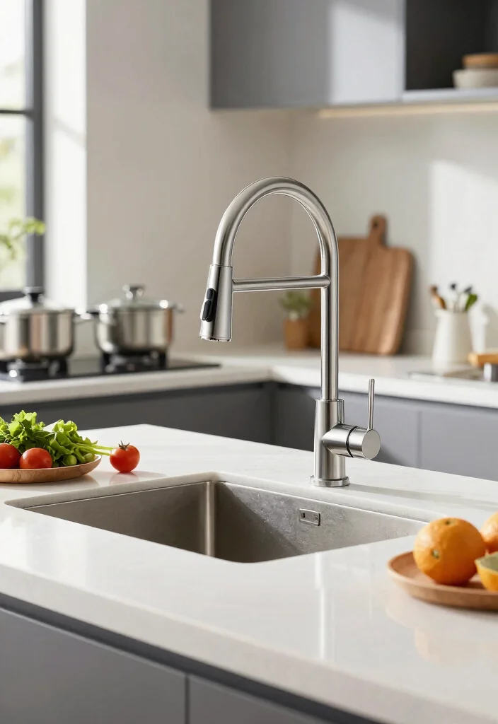 18 Modern Kitchen Faucet Ideas With Sleek Design - 6. Multi-Function Fixtures 1