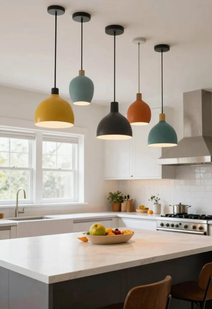 18 Modern Pendant Lighting Kitchen Island Ideas That Make a Statement - 10. Multi-Pendant Arrangements 1