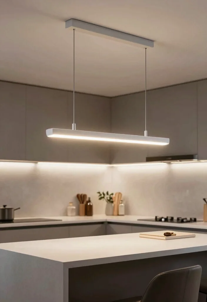 18 Modern Pendant Lighting Kitchen Island Ideas That Make a Statement - 11. Smart Pendant Lighting Solutions 1