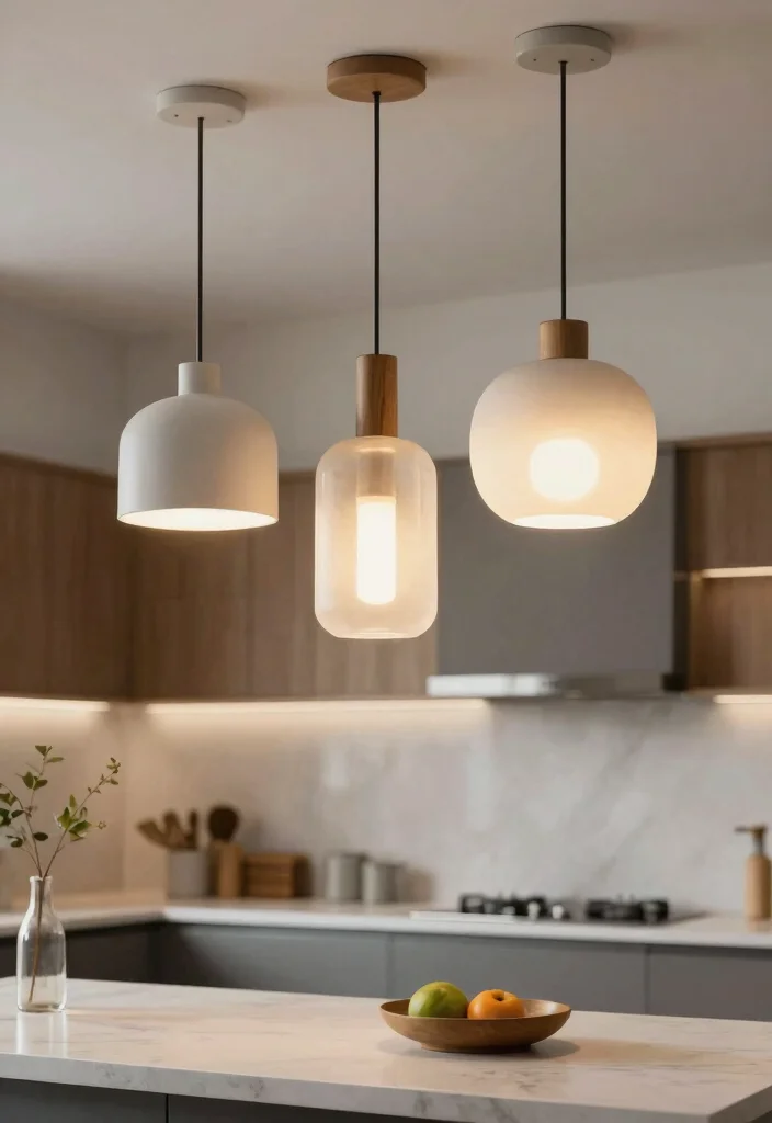 18 Modern Pendant Lighting Kitchen Island Ideas That Make a Statement - 18. The Future of Sustainable Lighting 1