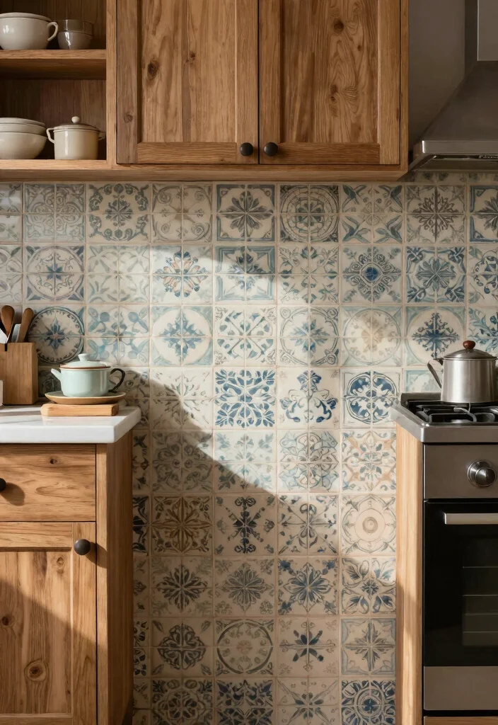 18 Tiles for Kitchen Floor Ideas With Stylish Patterns - 12. Antique-Style Tiles 1