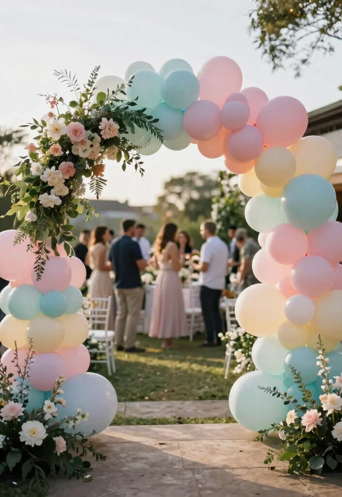 12 Backyard Engagement Party Decorations on a Budget That Photograph Well - 3. Eco-Friendly Balloons 1