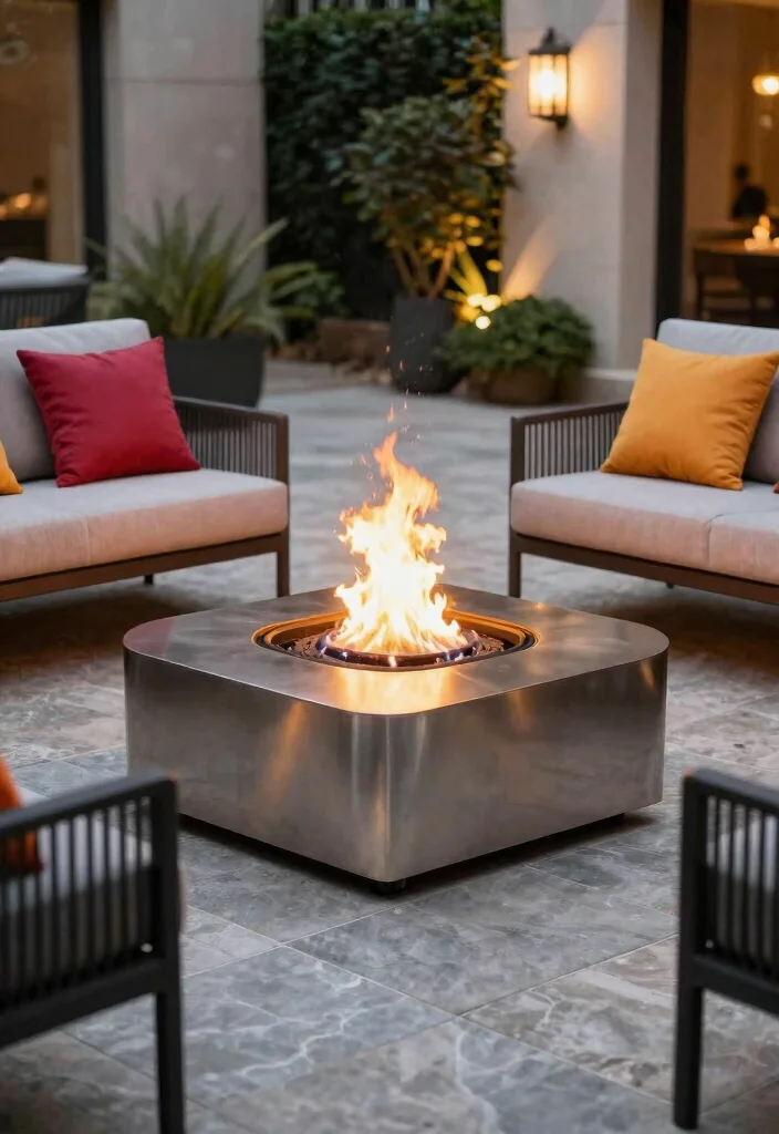 12 Backyard Fire Pit Ideas for Small Yards That Don't Crowd Your Space - 10. Elevated Fire Pits 1