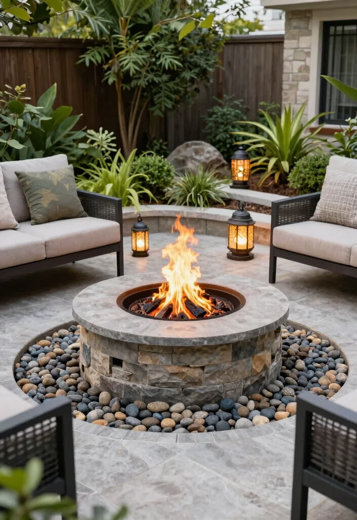 12 Backyard Fire Pit Ideas for Small Yards That Don't Crowd Your Space - 3. Fit-In Fire Pit Kits 1