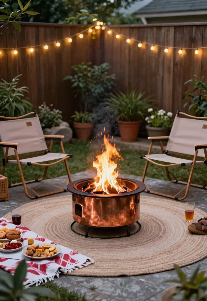 12 Backyard Fire Pit Ideas for Small Yards That Don't Crowd Your Space - 4. Portable Fire Pits 1