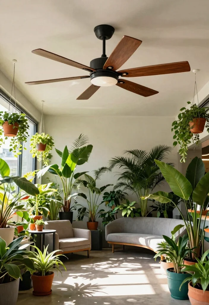 12 Ceiling Fan Design Ideas That Actually Move Air Effectively - 12. Unique Blade Shapes for Enhanced Airflow 1