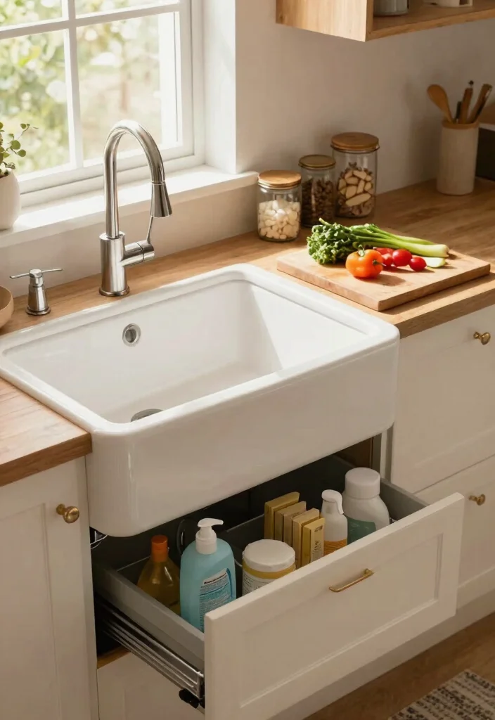 12 Farmhouse Sink With Drainboard Ideas for Small Kitchens - 3. Double Duty Design 1