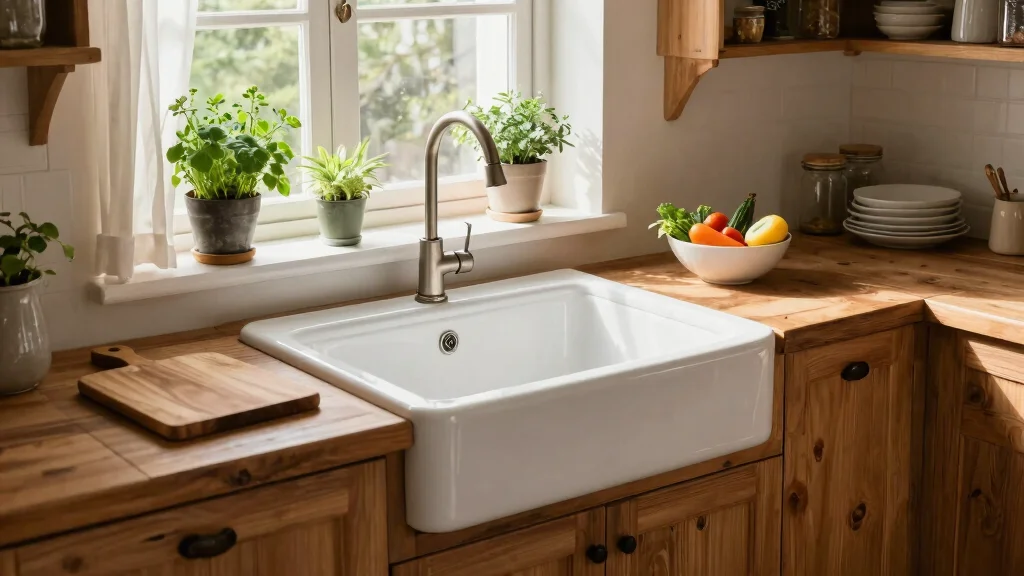 12 Farmhouse Sink With Drainboard Ideas for Small Kitchens