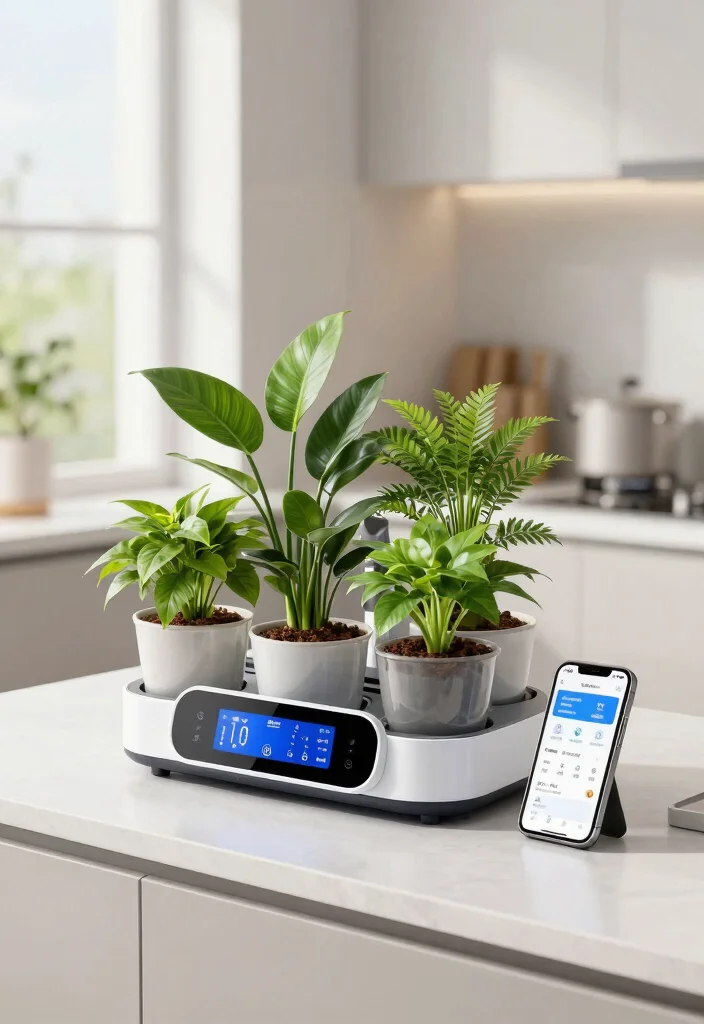 12 Self Watering Planter Ideas That Actually Keep Plants Alive During Travel - 4. Automated Plant Care Systems 1