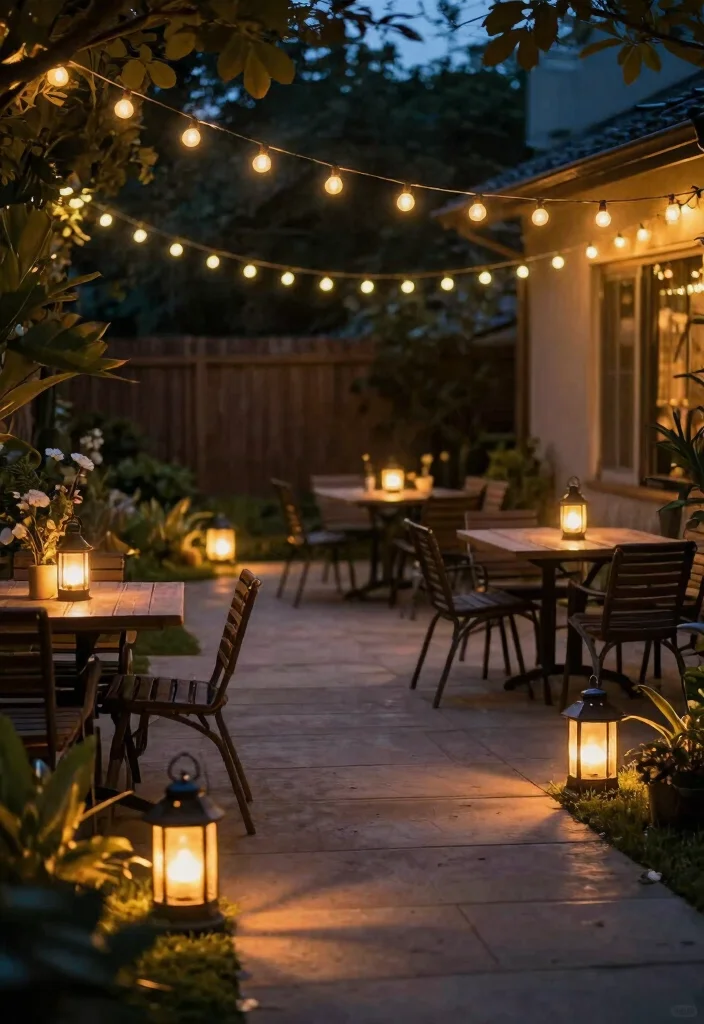 14 Backyard BBQ Ideas: Grill Area Patio Designs That Don't Cost a Fortune - 6. Budget-Friendly Outdoor Lighting 1