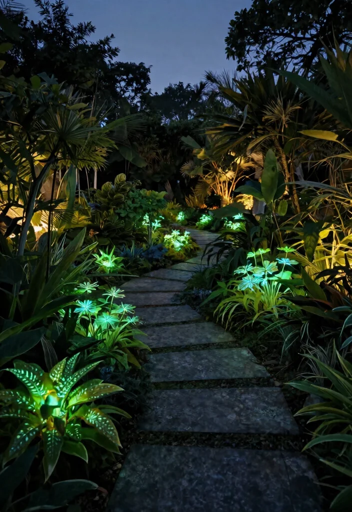 14 Diwali Lighting Ideas Outdoor That Stay Lit All Night - 3. Bioluminescent Plants 1