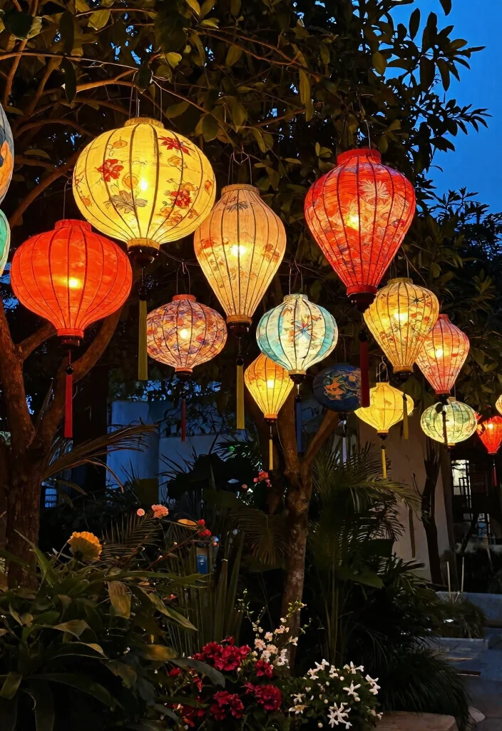 14 Diwali Lighting Ideas Outdoor That Stay Lit All Night - 8. Paper Lanterns 1