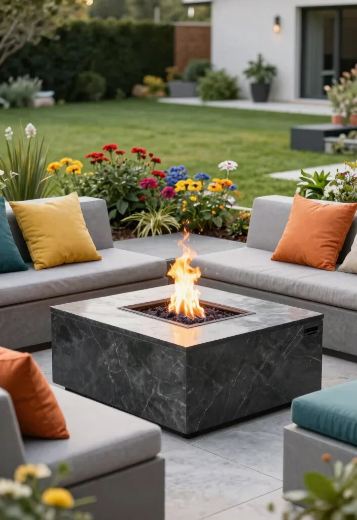 14 Fire Pit Garden Ideas That Keep Smoke Away From the House - 3. Smoke-Free Fire Pit Designs 1