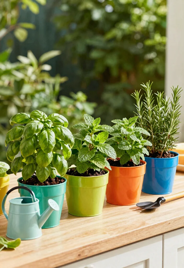 14 IKEA Outdoor Kitchen Ideas That Cost Under $1 - 2. DIY Herb Garden 1