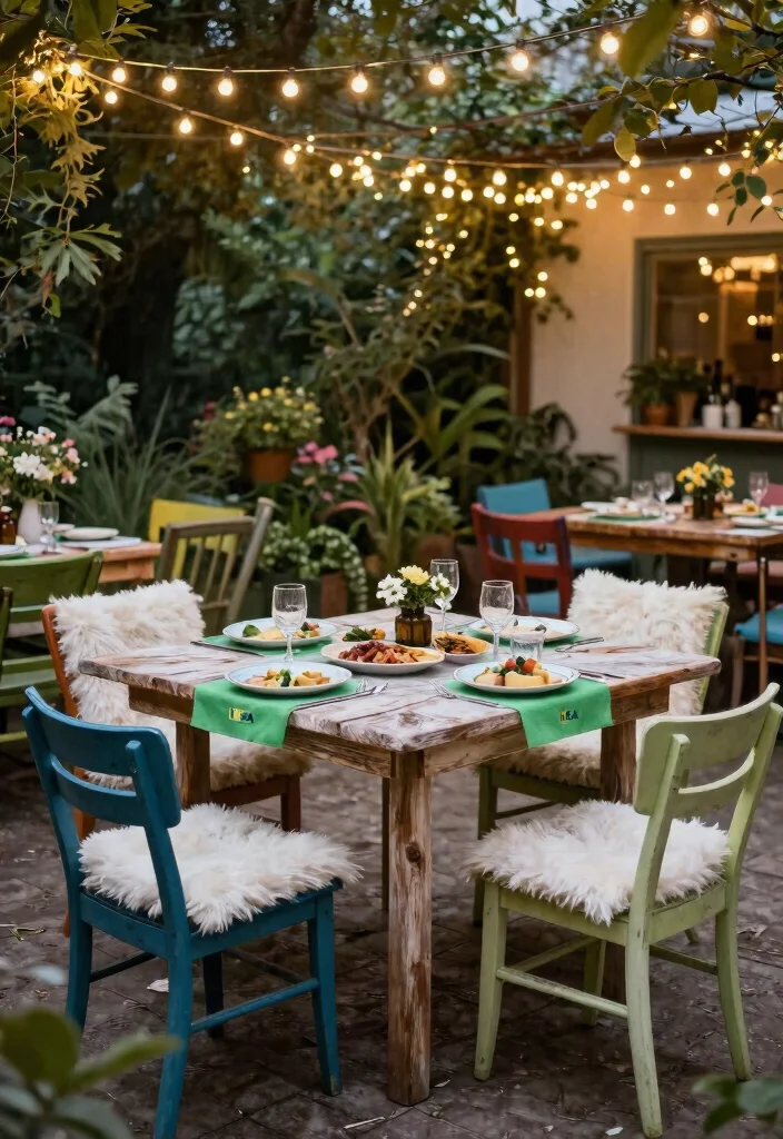 14 IKEA Outdoor Kitchen Ideas That Cost Under $1 - 5. Repurposed Furniture for Dining 1