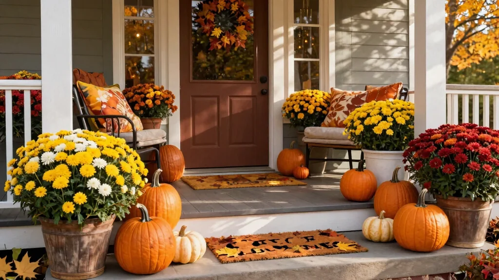 14 Mums Flowers Front Porch Ideas for Bold Fall Color