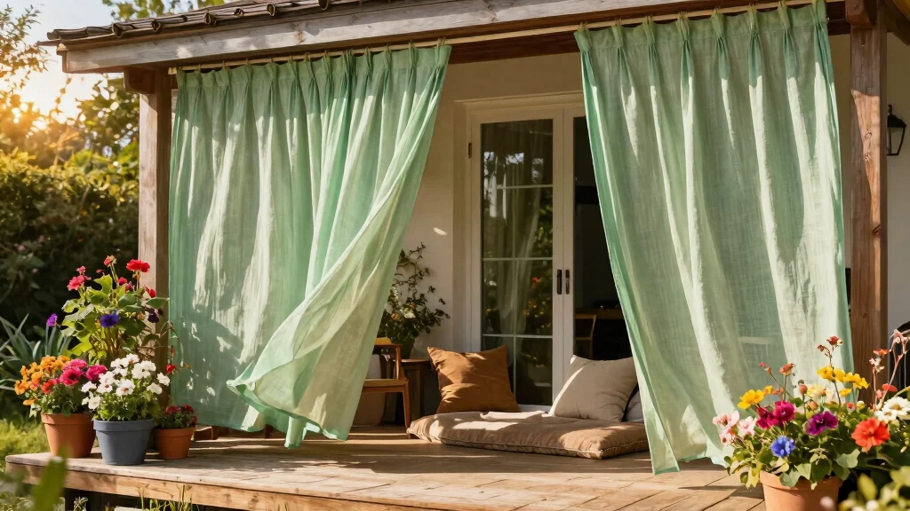 14 Patio Door Curtain Ideas That Block Heat Without Permanent Hardware