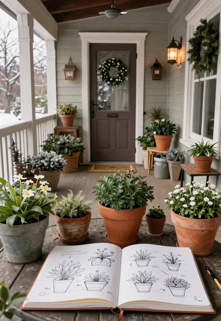14 Winter Porch Pots That Survive Freeze Without Cracking - 14. The Art of Planning Seasonal Arrangements 1
