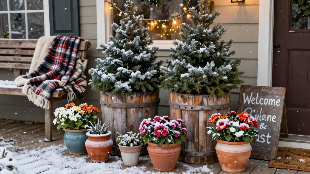14 Winter Porch Pots That Survive Freeze Without Cracking