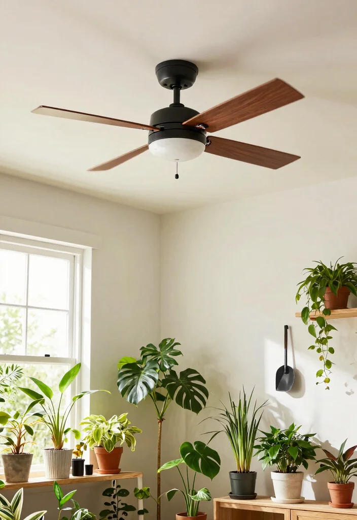 15 Best Ceiling Fans That Move Air Without Making Noise - 9. Fanimation FP8000BS-05 Fanimation Ceiling Fan 1