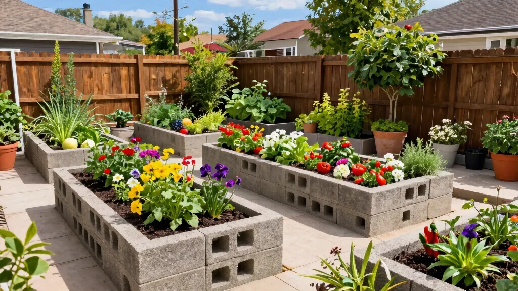15 Cinderblock Raised Garden Bed Ideas That Cost Under $50