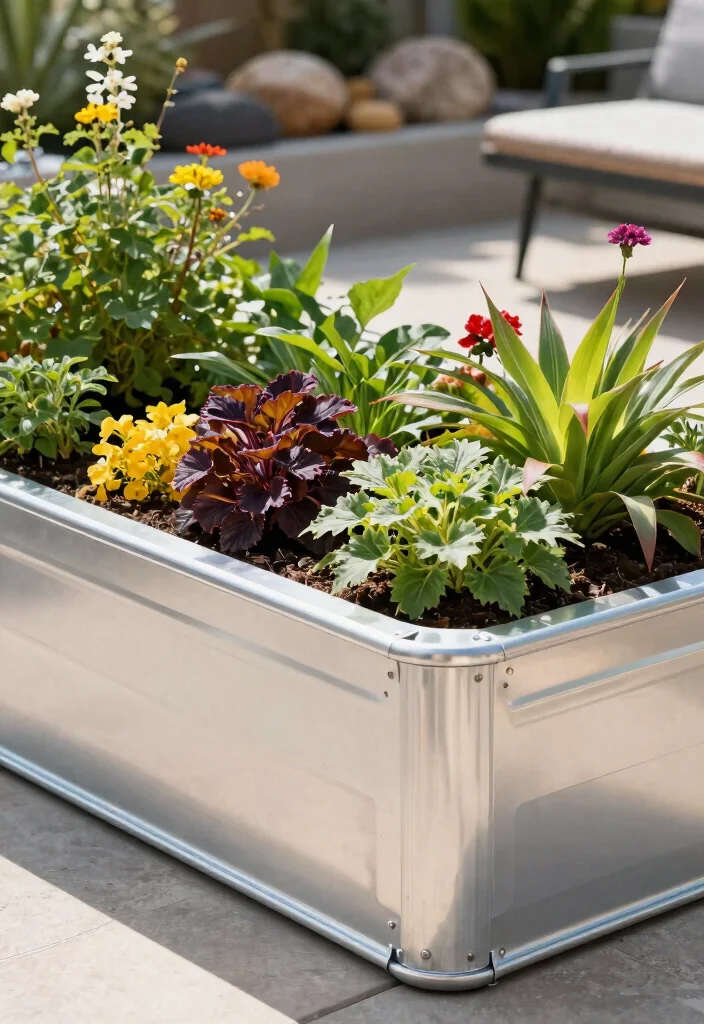 15 Metal Raised Garden Beds That Last Through Any Climate - 11. Long-Lasting Aluminum Raised Garden Beds 1