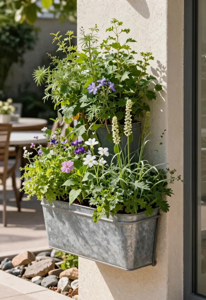 15 Metal Raised Garden Beds That Last Through Any Climate - 14. Stylish Vertical Metal Planters 1