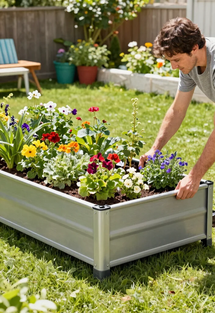 15 Metal Raised Garden Beds That Last Through Any Climate - 15. Easy Assembly Metal Raised Garden Beds 1