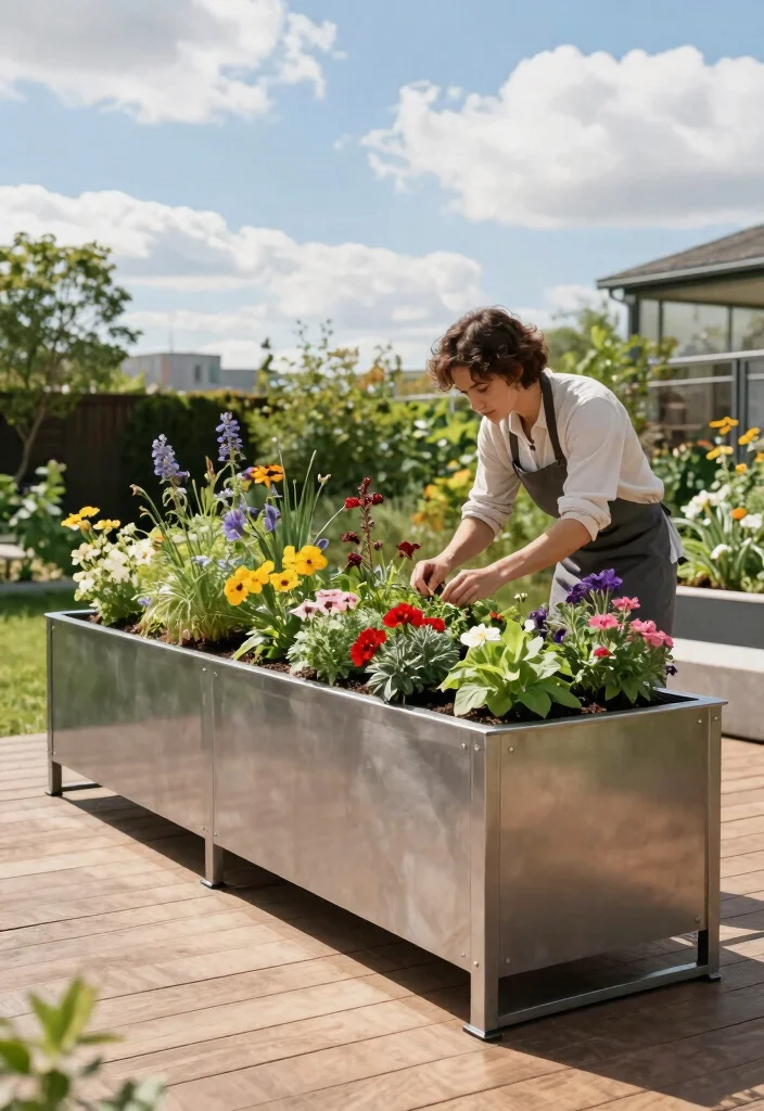 15 Metal Raised Garden Beds That Last Through Any Climate - 4. Elevated Metal Garden Beds for Easy Access 1