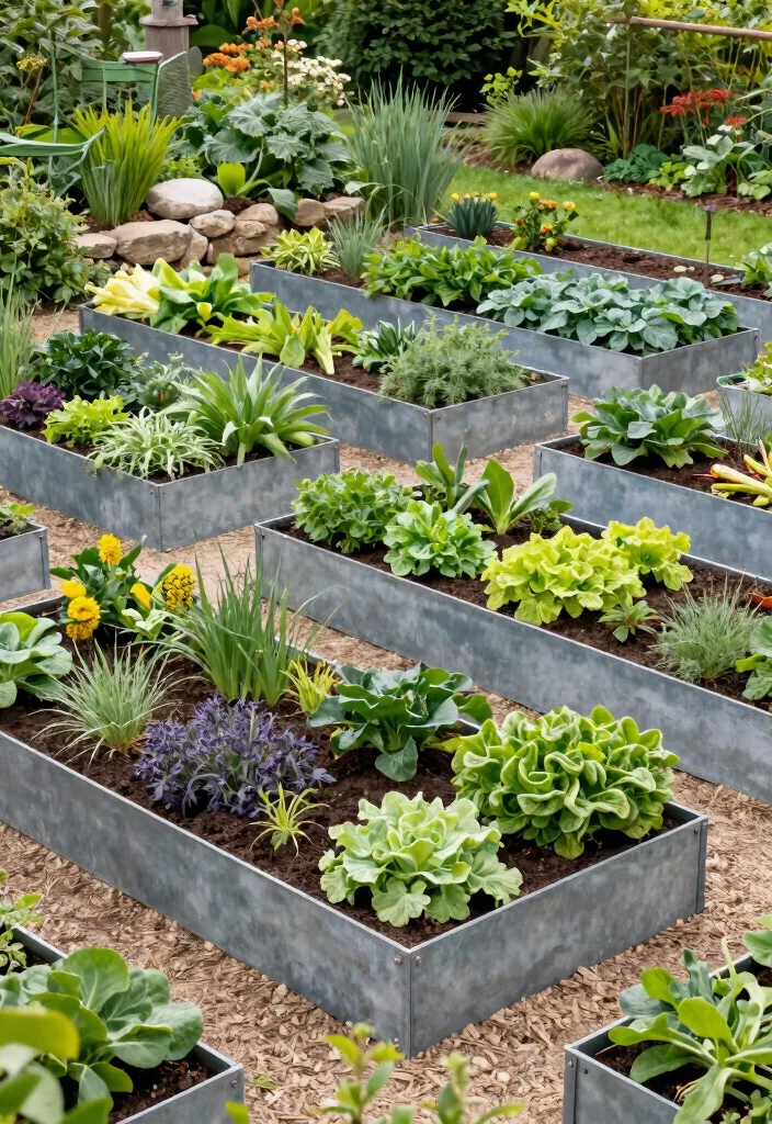 15 Metal Raised Garden Beds That Last Through Any Climate - 5. Modular Metal Garden Beds for Flexible Gardening 1