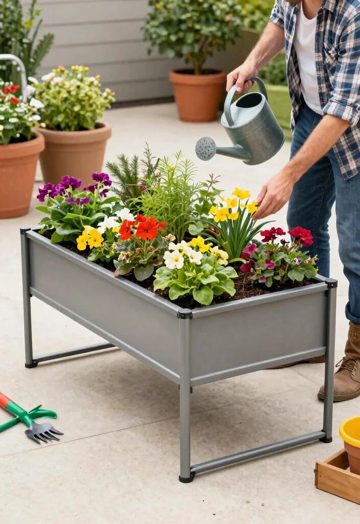 15 Metal Raised Garden Beds That Last Through Any Climate - 7. Foldable Metal Raised Beds for Easy Storage 1