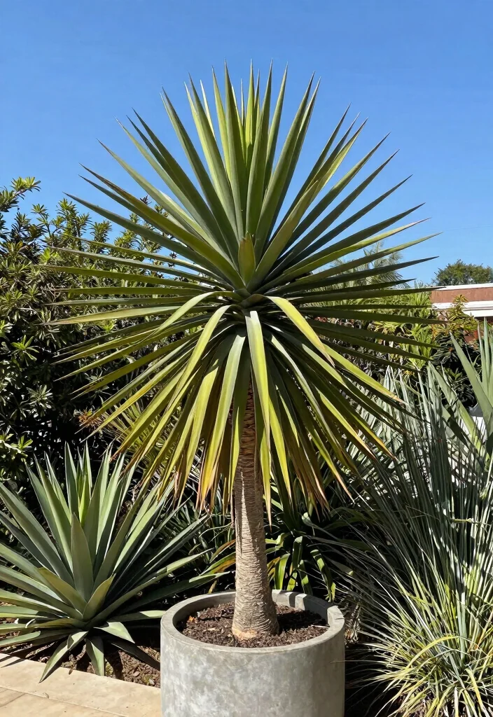 15 Outdoor Potted Plants That Survive Without Daily Watering - 15. Yucca 1