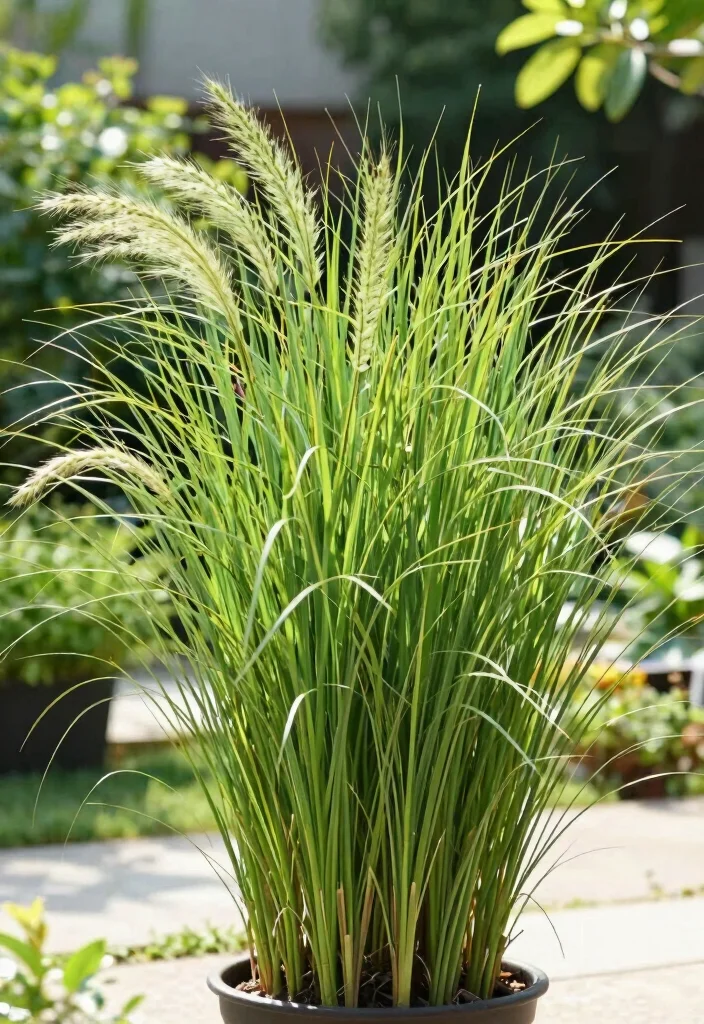 15 Outdoor Potted Plants That Survive Without Daily Watering - 7. Ornamental Grasses 1