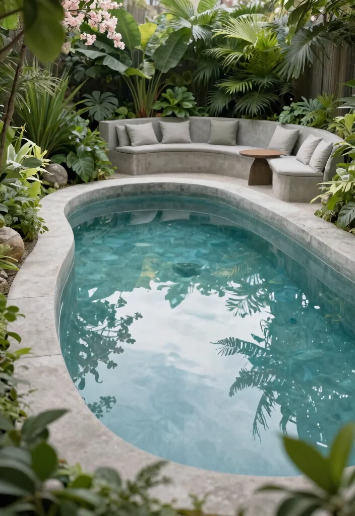 15 Patio Water Feature Ideas That Don't Need Buried Plumbing - 9. Small Reflecting Pool 1