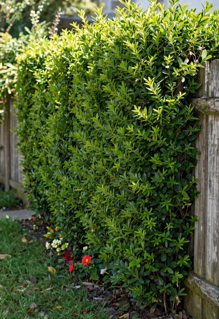 15 Plants for Fence Line That Provide Privacy and Stay Contained - 6. Privet 1