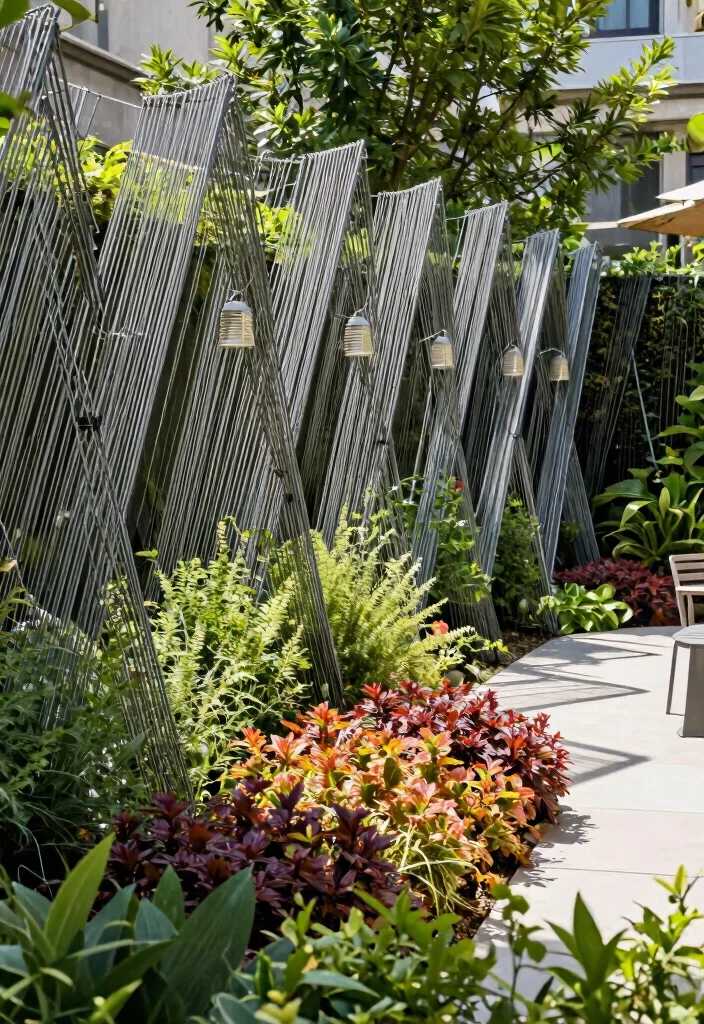 15 Wire Fence Ideas That Keep Animals Out Without Blocking Views - 4. Zigzag Wire Fencing for Unique Structure 1