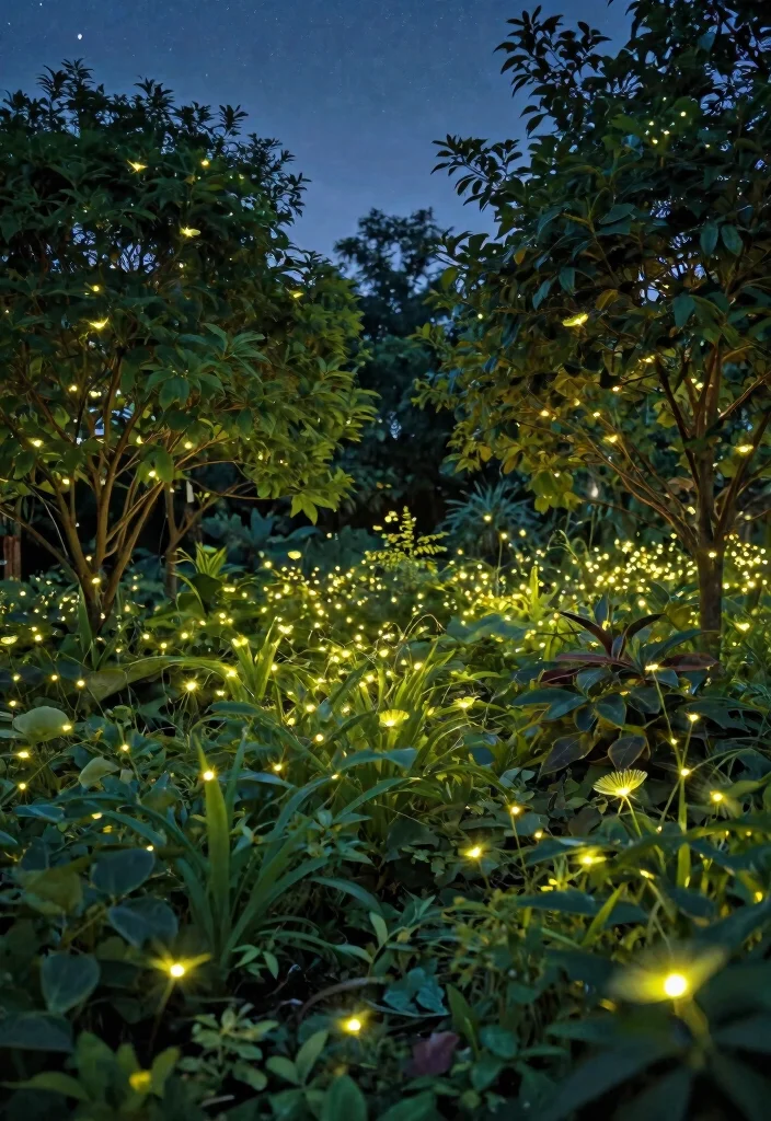 18 Backyard Lighting Ideas That Run on Solar for Zero Wiring - 17. Solar Firefly Lights 1