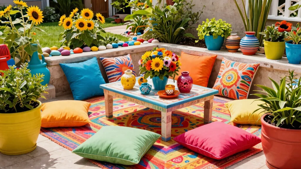 18 Colorful Patio Decor Ideas That Don't Fade in Full Sun